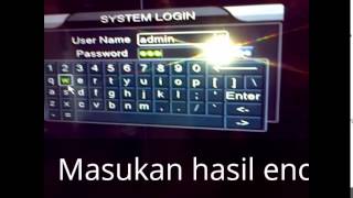 085731335777 Cara Reset Password DVR CCTV China