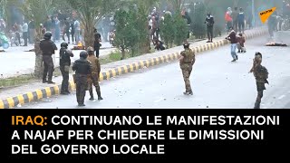 Iraq: continuano le manifestazioni a Najaf per chiedere le dimissioni del governo locale