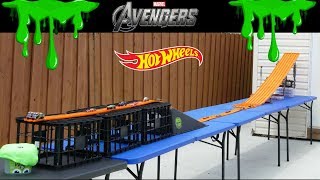 Hot Wheels marvel avengers infinity war epic tournament race