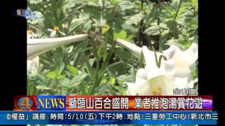 1020419觀天下新聞08-金山區獅頭山百合盛開 業者推泡湯賞花遊