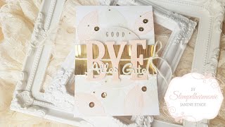Abschiedskarte "Bye" basteln | Stampin' Up! | Stempelharmonie