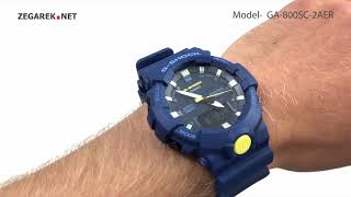 Casio G-SHOCK Specials GA-800SC-2AER SNEAKER COLOR LIMITED - Zegarek.net