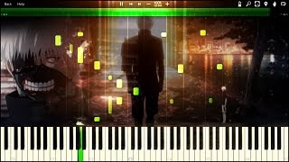 Tokyo Ghoul √A (Season 2) - On my own / Glassy sky (Ep 1 & 2 insert songs) (Piano Tutorial + Sheets)