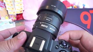 Canon EOS M50 EP.12 lens canon 50mm f1.8 stm +adapter+m50