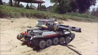 Lego remote controlled tank / Лего танк на пульте управления