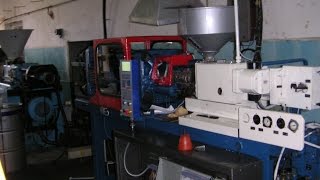 Работа модернизированного термопластавтомата KuASY 170/55