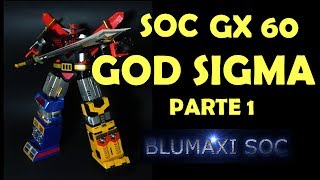 soul of chogokin gx 60 GOD SIGMA -recensione di Blumaxi - 1 di 3