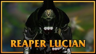 Overwatch Reaper Lucian LoL Custom Skin ShowCase