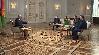 Интервью Александра Лукашенко российским журналистам