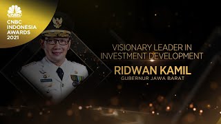 Ridwan Kamil Raih ‘ Visionary Leader In Investment Development ‘