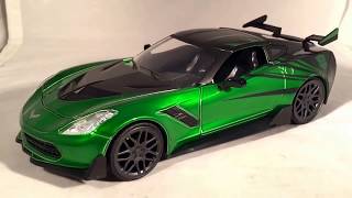 Review: Transformers 5 Crosshairs 2016 Chevy Corvette Stingray 1/24 Jada Metals