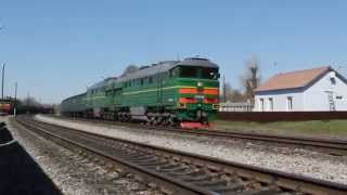 2тэ116-1605 отправляется со ст. Вослебово
