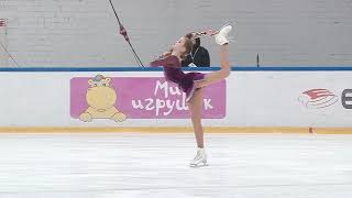 Первенство России среди юниоров 2019 Дeвушки Короткая программа 2# Мария СМИРНОВА  МОС
