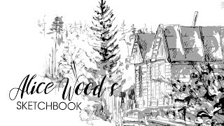 22# SKETCHBOOK / (366 дней с Alice) Осень на даче