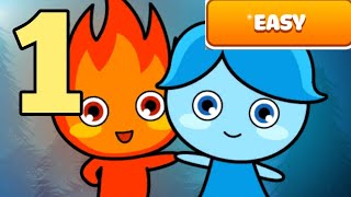 LuckyBoy And PrettyGirl Easy Mode Level 1 Android Crystal Temple Maze