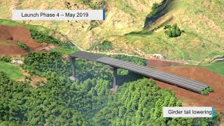 Cannons Creek Bridge construction sequence – animated video