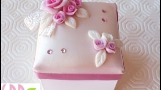 Tutorial: Decorare una scatolina di carta - Decoration of a paper box