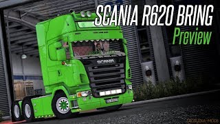 ETS 2 SCANİA R620 BRİNG TOPLİNE MODU TANITIMI [ 1.27 ]