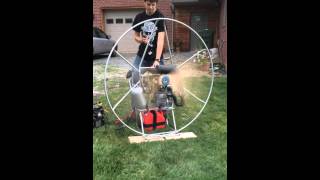 Homebuilt Paramotor startup