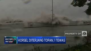 Topan Hinhamnor Terjang Korsel. 1 Orang Tewas