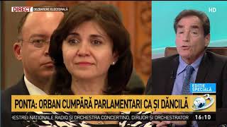 Petre Roman laudă miniștrii propuși în Guvernul Orban: „Cătălin Predoiu are experiență și