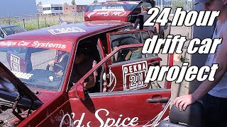 24 hour drift car build | Volvo 940 2.3 turbo | themidnightgarage #203
