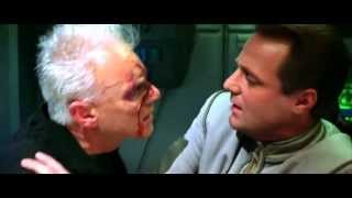 Scary Malcolm McDowell has a question