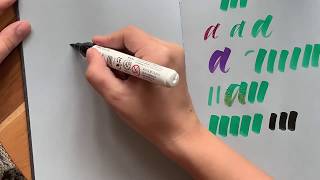 Как начать писать брашпеном - советы Анны Рольской