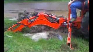 Kubota L2800 with Ansung BK976 backhoe