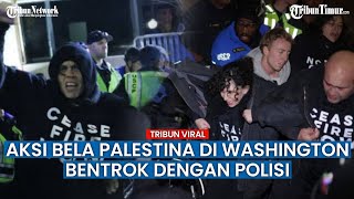 Polisi dan Pengunjuk Rasa Perang Israel-Hamas Bentrok di Washington