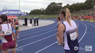 U15 Girls 200m - Final 2 - Asics Australian Little Athletics Championships