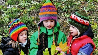 Шапка в стиле чульо спицами