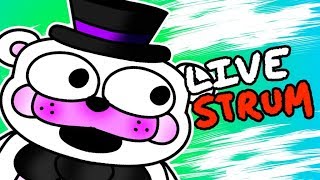 Minecraft Fnaf Livestream - Foxy, Freddy and Bonbon Play on  Hypixel