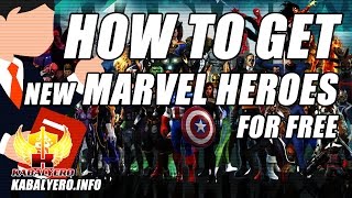 How To Get New Heroes In Marvel Heroes For FREE?