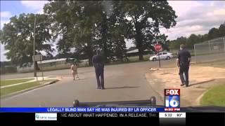 POLICE BRUTALITY - Cops Slam Disabled Blind Man To The Ground Then Lie About It In Police Report