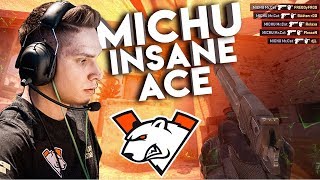 CS:GO - MICHU INSANE Deagle ACE! (5 SHOTS 5 KILLS)