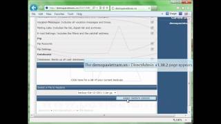 Phục hồi (restore)  Hosting Từ Hosting Đã Backup trên DirectAdmin