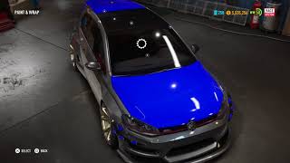 Volkswagen golf GTI customization race build/ rocketbunny PANDEM - NEED FOR SPEED PAYBACK