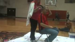 Pie in teachers face