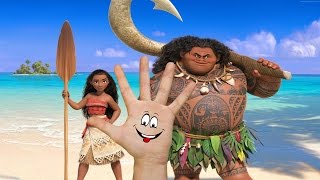 Папа пальчик. Моана, Герои в масках, Робокары. (Daddy finger. Moana, PJ Masks, Robocar)