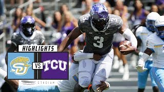 Southern vs #16 TCU Football Highlights (2018) | Stadium