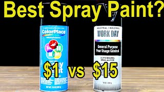 Best Spray Paint? Rustoleum 2X, Valspar, ColorPlace, Krylon, Sherwin Williams, Rust-Oleum Prof