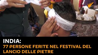 India, 77 persone ferite nel festival del lancio delle pietre