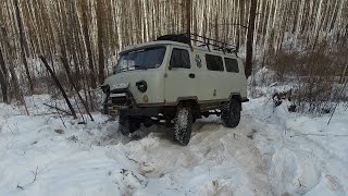 Заряженный УАЗ "Буханка", Toyota Carib, Suzuki Jimny. Вес и резина решает... OffRoad