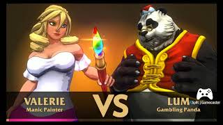 ARCADE MODE: Valerie Fantasy Strike Play Through Playthrough