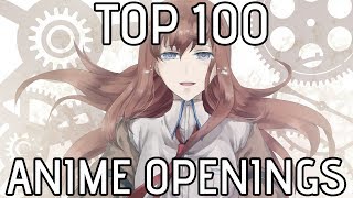 My Top 100 Anime Opening Songs of All Time