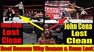 Real Reason Why Roman Reigns & John Cena Lost WWE Gauntlet Match in Single Pin - क्यों हुआ ऐसा हाल ?