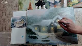 Онлайн-курс "Рисуем календарь 2019". Урок 2 "Февраль"