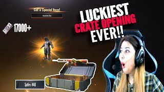 PUBG Mobile | First ever crate opening with my MOM | 17000+ UC