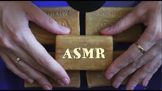 АСМР Режу 5 кусков сухого мыла тупым ножом ??